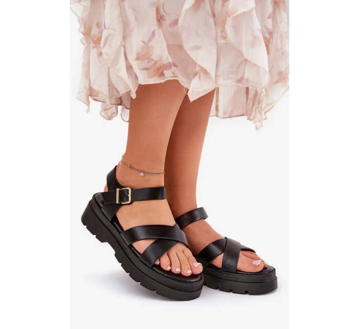 Sandy na platforme model 209895 Step in style