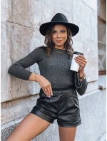 Dámský svetr tmavě šedý Dstreet model 21964168 - FashionStreet Dámský svetr tmavě šedý Dstreet model 21964168 - FashionStreet