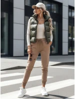 Dámska prešívaná vesta WILLOW green FashionStreet TY3799