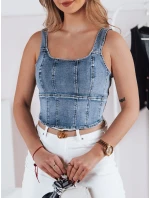 Dámský džínový top Dstreet model 21983616 - FashionStreet Dámský džínový top Dstreet model 21983616 - FashionStreet