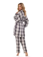 Pyžamo L&L 2475 Roxy long/r S-XL dámské pyžamo na zip Pyžamo L&L 2475 Roxy long/r S-XL dámské pyžamo na zip