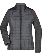 JN Dámská pletená hybridní bunda 02.0 grey melange/anthracite melange model 22489293 - Daiber JN Dámská pletená hybridní bunda 02.0 grey melange/anthracite melange model 22489293 - Daiber