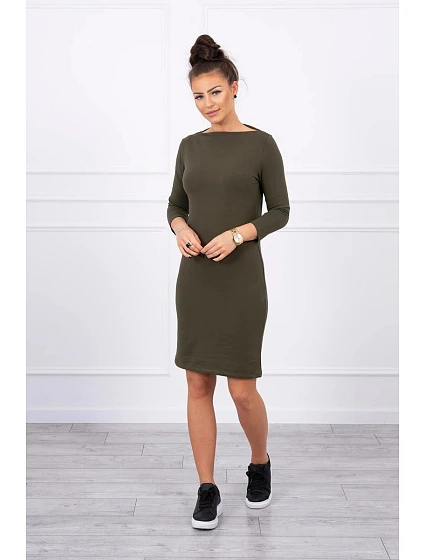 Klasické khaki šaty