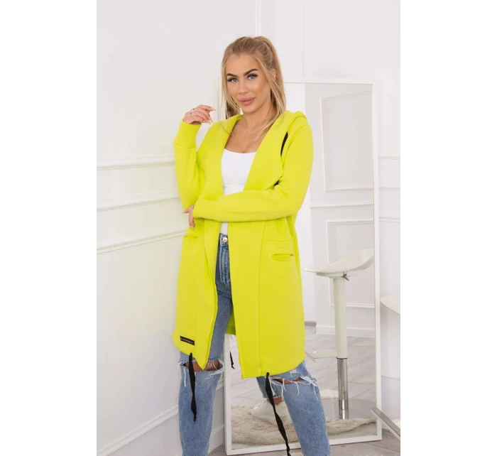 Zateplená bunda s kapucňou pistáciová