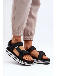 Damskie Sandały Na Platformie Lee Cooper LCW-24-05-2753 Czarne