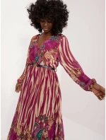 Šaty DHJ SK 10536N 6.47 fialová Šaty DHJ SK 10536N 6.47 fialová