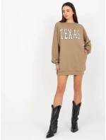 Dámska mikina EM BL U719.82P tmavo lila - FPrice