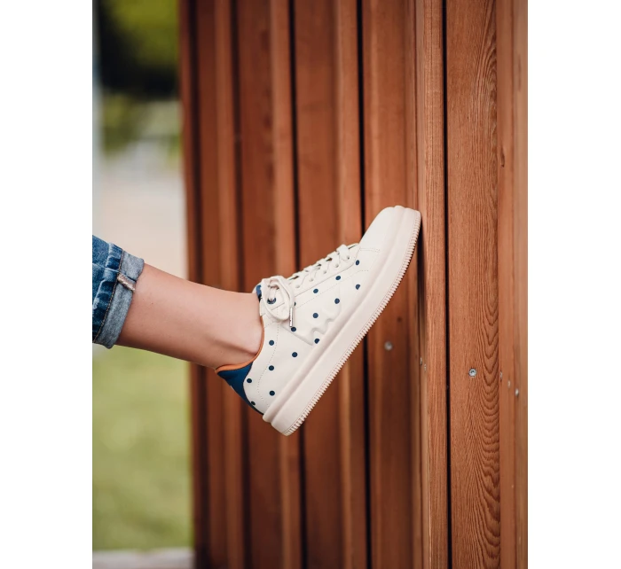 Dámske topánky Vuch Lucky Dots Off White