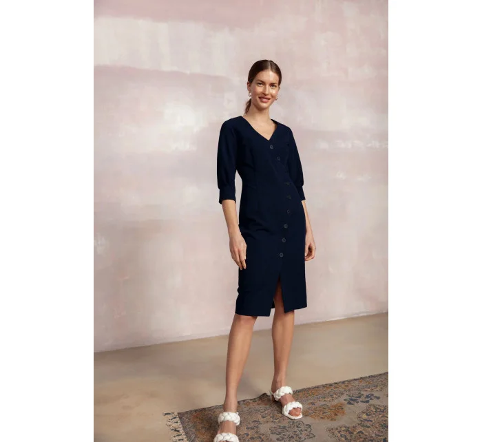 Šaty S295 tmavo modré - Stylove