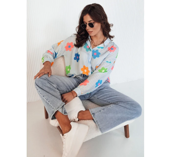 Dámská košile oversize modrá Dstreet model 21972886 - FashionStreet