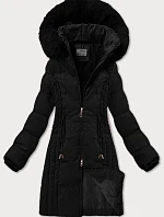 Zimná bunda s odnímateľnou kapucňou čierna S'west (R8199-1)