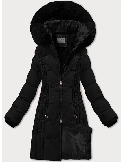 Černá zimní bunda s odepínací kapucí model 21248721 - S'WEST