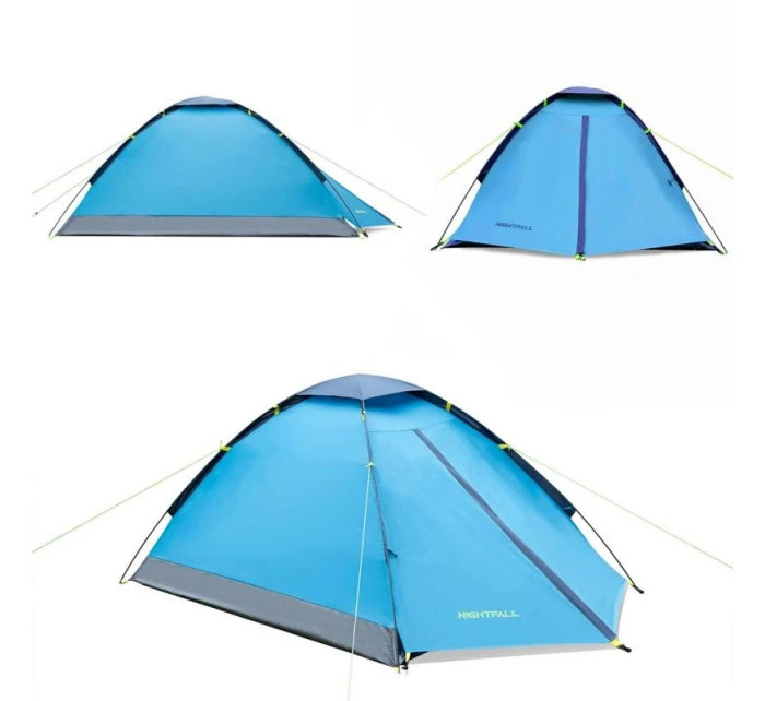 Kempingový stan NILS CAMP Nightfall NC6033 pre 2 osoby modrý