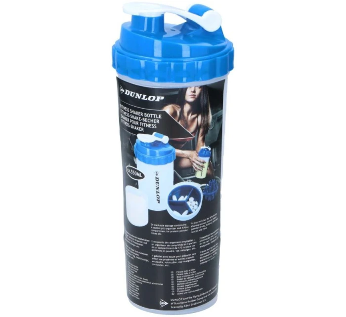 FĽAŠA NA KOKTAILOVÝ ŠEJKER 550 ML DUNLOP MODRÁ