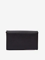 Kabelka Clutch Peňaženka 2v1 s odnímateľným popruhom Black Pauline