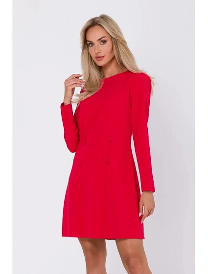 Dámské šaty model 20507422 Červená - Moe Dámské šaty model 20507422 Červená - Moe