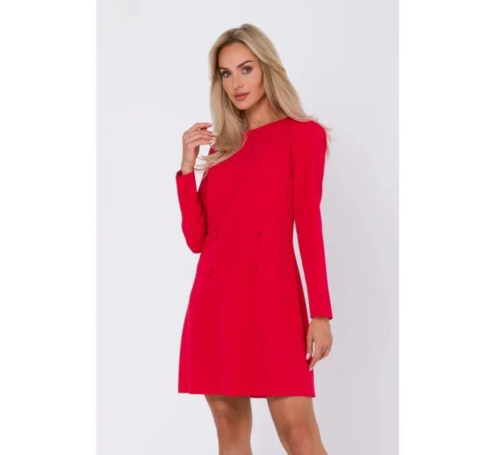 Dámske šaty M753 Červená - MOE