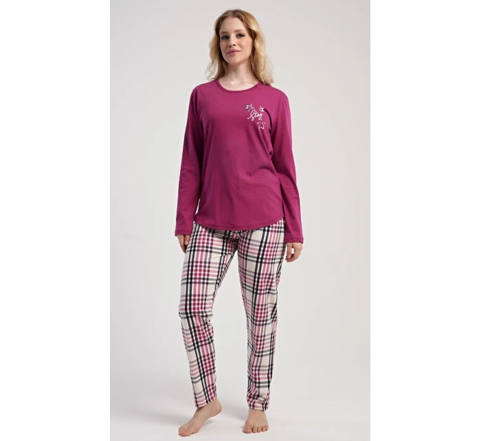 Dámské pyžamo dlouhé Andrea