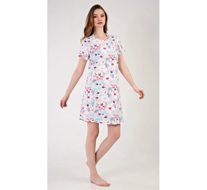 Dámská noční košile s krátkým rukávem model 18316249 - Vienetta