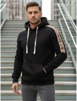 Pánská mikina s kapucí černá model 21994663 - Dstreet Pánská mikina s kapucí černá model 21994663 - Dstreet