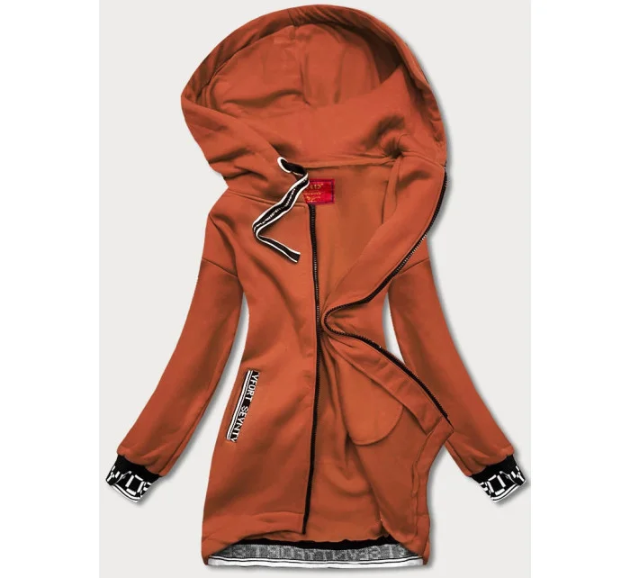 Červená dámska športová mikina (AMG-36)