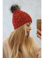 Fleecová čiapka Daria K217 červená