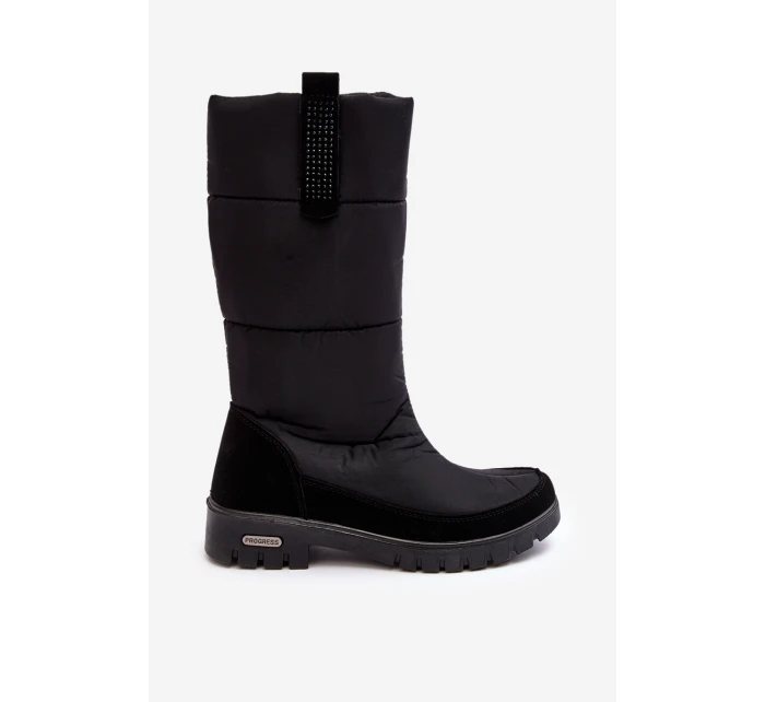 Dámské zateplené sněhule Progress model 21638605 Černé - Boto Dámské zateplené sněhule Progress model 21638605 Černé - Boto
