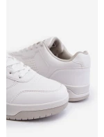 Sneakersy Męskie Z Eko Skóry Białe Radikalle Sneakersy Męskie Z Eko Skóry Białe Radikalle