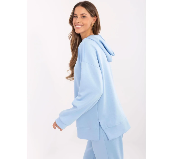 Bluza DHJ BL model 20849228 jasny niebieski - FPrice Bluza DHJ BL model 20849228 jasny niebieski - FPrice