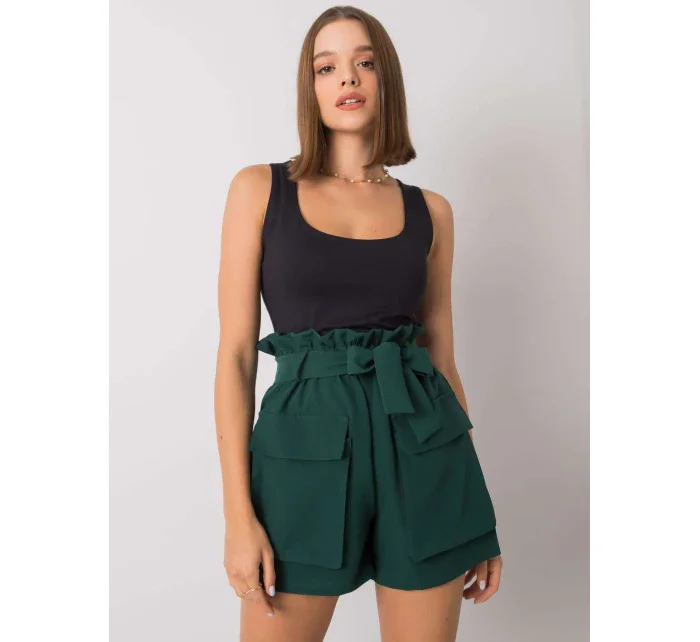 Šortky DHJ SN 13295.76 tmavozelené Šortky DHJ SN 13295.76 tmavozelené