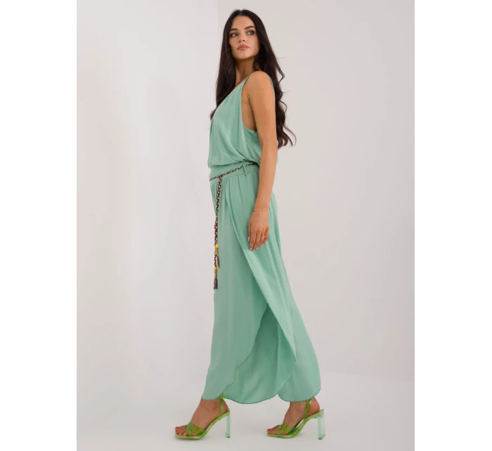 TW SP BI kalhoty model 20225618 pistácie - FPrice TW SP BI kalhoty model 20225618 pistácie - FPrice