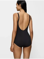 Dámské jednodílné plavky Summer Allure OP černá/bílá - Triumph