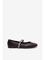 Dámske baleríny 2732 Ilirene black - Sweet Shoes