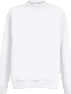 Fruit of the Loom Lightweight Set-In Sweat Pánska mikina 16.2156 biela