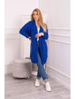 Sveter s netopierími rukávmi nevädzovo modrý