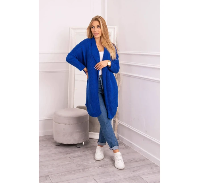 Sveter s netopierími rukávmi nevädzovo modrý