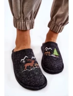 Domowe Papcie Big Star KK276018 Czarno-Beżowe Domowe Papcie Big Star KK276018 Czarno-Beżowe