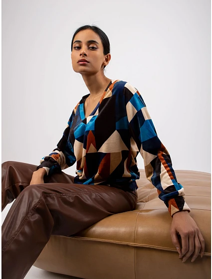 Halenka DHJ BZ model 17607955 tmavě modrá - FPrice