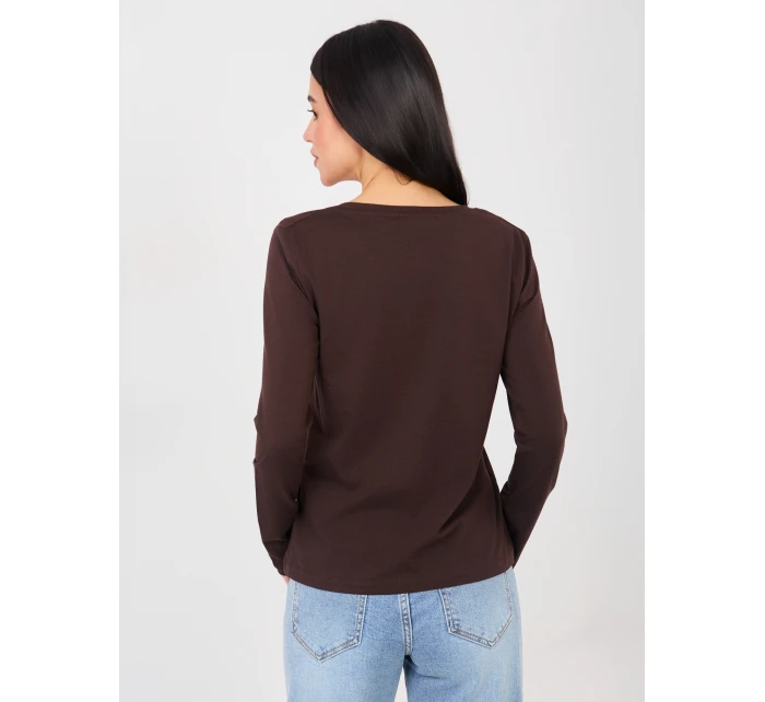 Blúzka RV BZ A1093.77 tmavohnedá