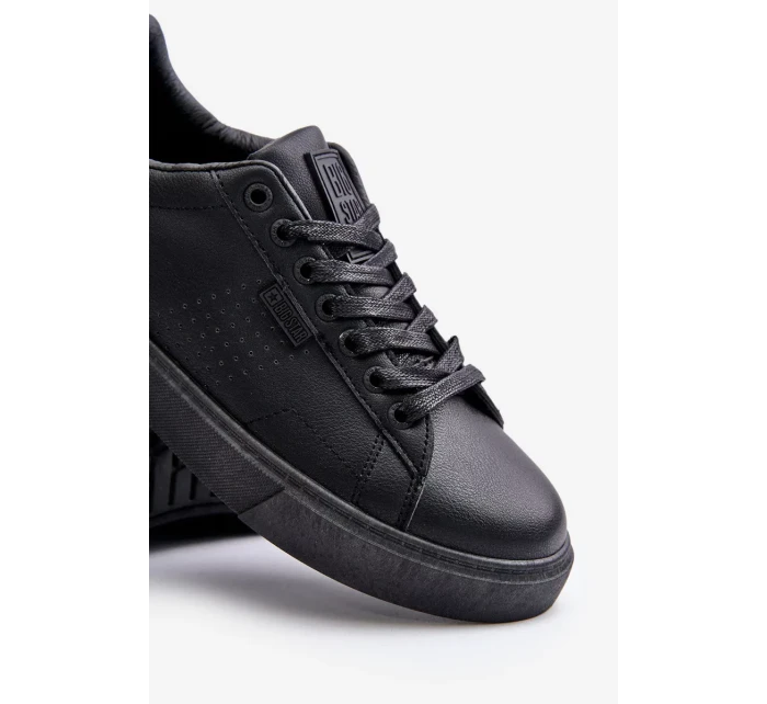 Pánske kožené tenisky ECO Big Star - čierne