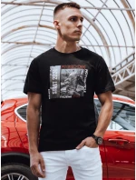 Pánské tričko s potiskem černé Dstreet model 21974971 - FashionStreet