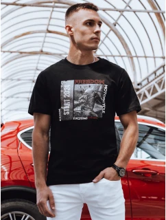 Pánské tričko s potiskem černé Dstreet model 21974971 - FashionStreet