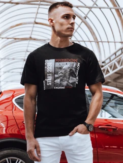 Pánské tričko s potiskem černé Dstreet model 21974971 - FashionStreet