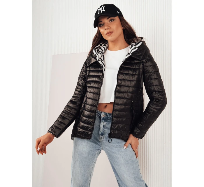 Dámská prošívaná bunda černá Dstreet model 21975116 - FashionStreet