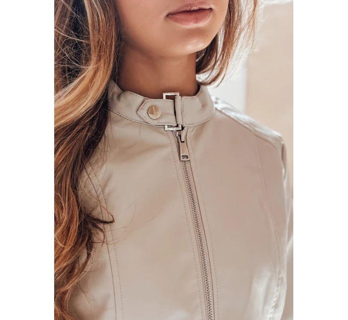 Dámska kožená bunda LOVEBIKER sivá FashionStreet TY5214