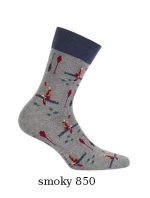 Pánske ponožky Wola Perfect Man vzorované W 94N03 Casual