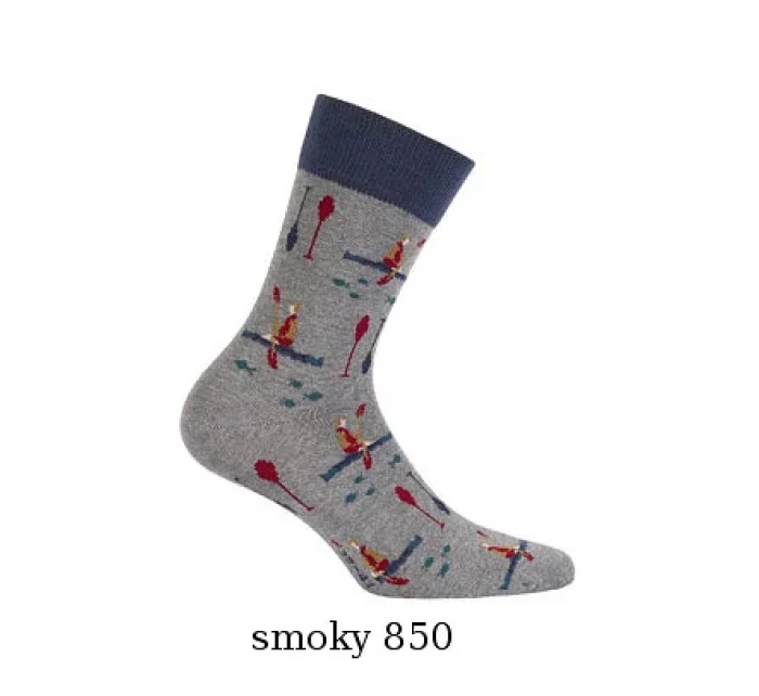 Pánske ponožky Wola Perfect Man vzorované W 94N03 Casual