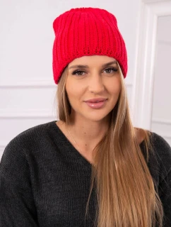Dámská čepice  červená model 21798553 - K-Fashion
