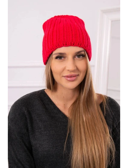 Dámska čiapka Rebecca K345 červená