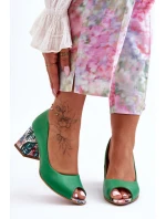 Kůže Boty S Ozdobným Lewski Shoes Zelené model 21626631 - Boto